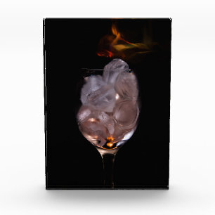 Ice and fire photo block