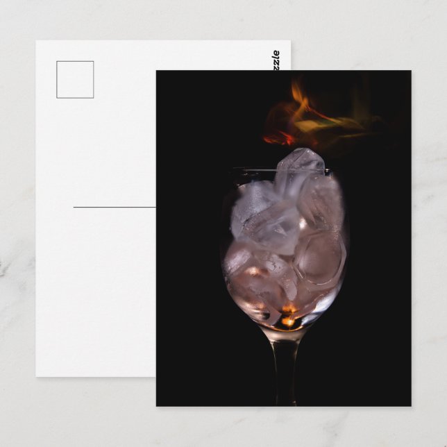 Ice and fire postcard (Front/Back)
