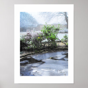 Ice and mist poster