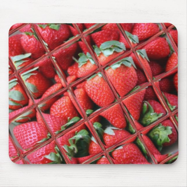 Ice  and strawberries mousepad (Front)