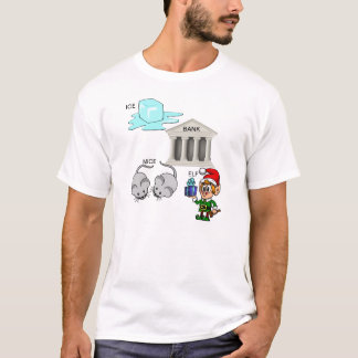 Ice Bank Mice Elf (I Spank Myself) Cartoon T-Shirt