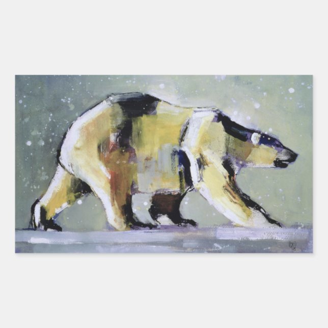 Ice Bear 1998 Rectangular Sticker (Front)