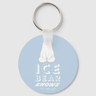 Ice Bear Knows Key Ring