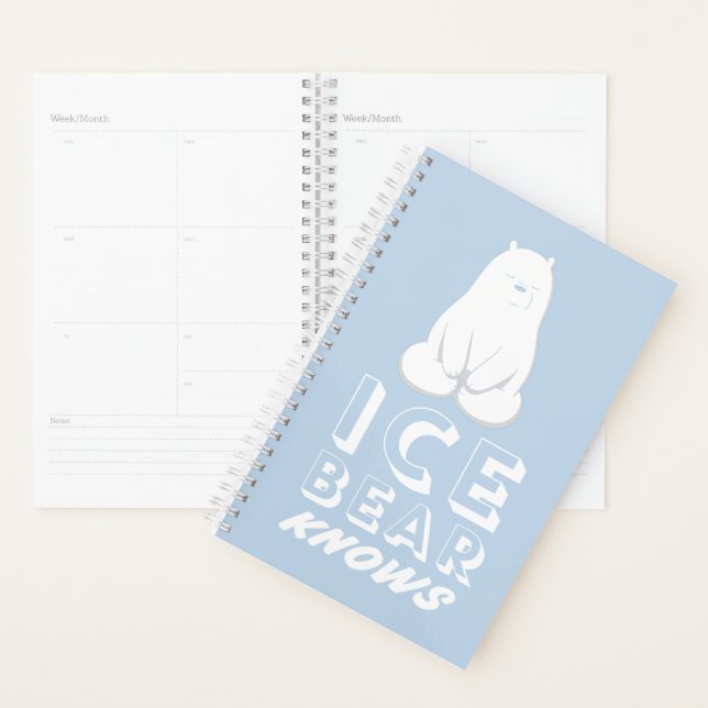Ice Bear Knows Planner (Display)