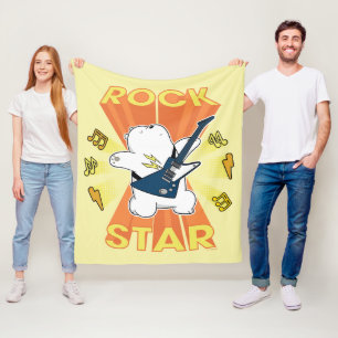 Ice Bear - Rock Star Fleece Blanket