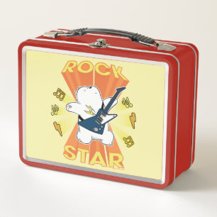 Ice Bear - Rock Star Metal Lunch Box