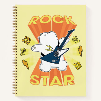 Ice Bear - Rock Star Notebook