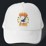 Ice Bear - Rock Star Trucker Hat<br><div class="desc">We Bare Bears | Check out Ice Bear being an absolute Rock Star!</div>