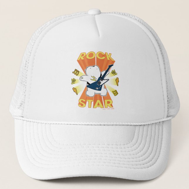 Ice Bear - Rock Star Trucker Hat (Front)