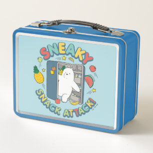 Ice Bear - Sneaky Snack Attack! Metal Lunch Box