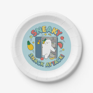 Ice Bear - Sneaky Snack Attack! Paper Plate