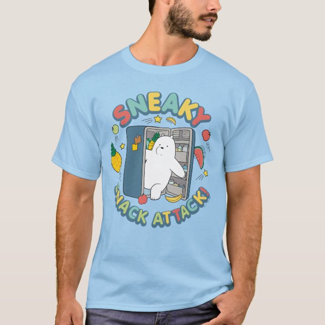 Ice Bear - Sneaky Snack Attack! T-Shirt (Front)