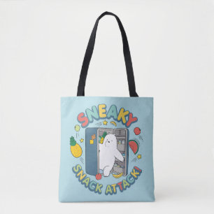 Ice Bear - Sneaky Snack Attack! Tote Bag