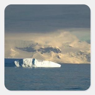 Ice Berg in the starts of the Drake Passage just Square Sticker