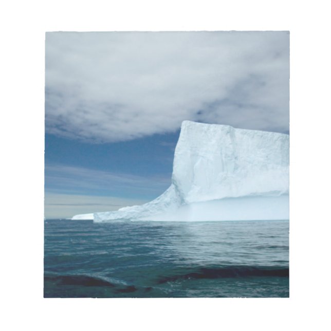 Ice Bergs off of the southern tip of South 2 Notepad (Front)