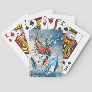Ice Bird Playing Cards