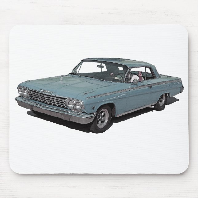 Ice Blue 62 Impala Mouse Pad (Front)