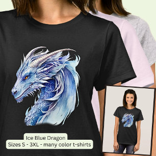 Ice Blue Dragon  T-Shirt