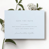 Ice Blue | Elegant Simple Airy Winter Wedding