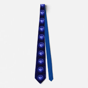 Ice Blue Medusa Tie