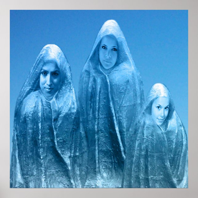 Ice Blue Sky Poster (Front)