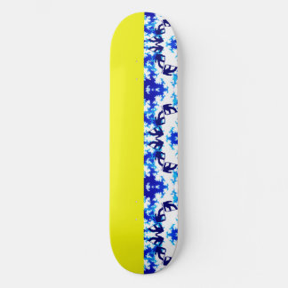Ice Blue Snowboarder Sky Yellow Snowboarding Sport Skateboard