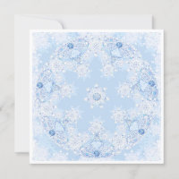Ice Blue Snowflake