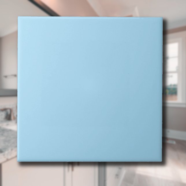 Ice Blue Solid Colour | Classic | Elegant Ceramic Tile (Creator Uploaded)