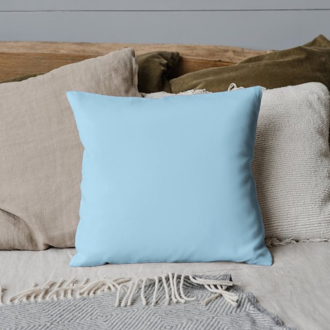 Ice Blue Solid Colour | Classic | Elegant Cushion (Creator Uploaded)