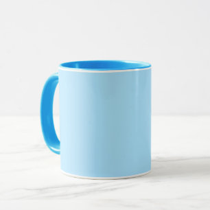 Ice Blue Solid Colour Classic Elegant Mug