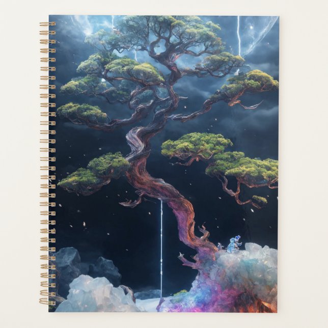 "Ice Bonsai in a Parallel Universe Planner (Front)