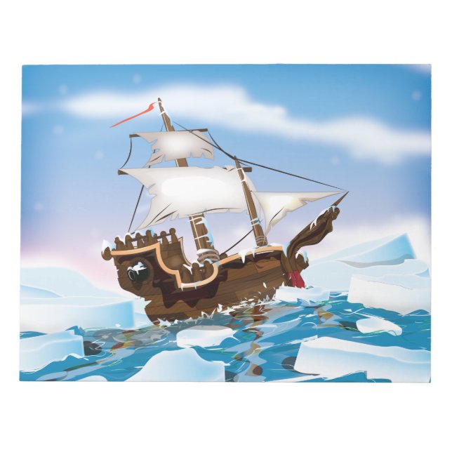 Ice Breaker Ship Notepad (Front)