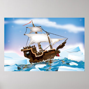 Ice Breaker Ship Poster