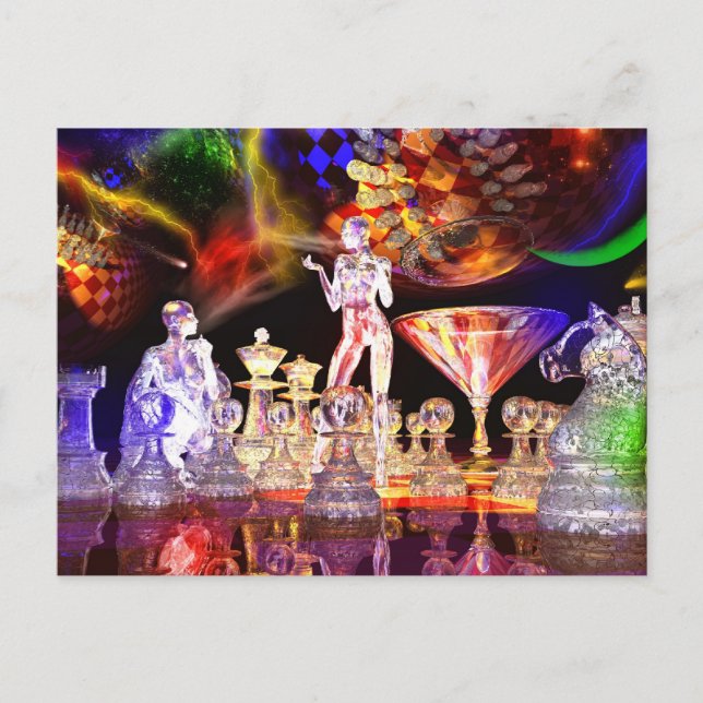 Ice Chess Postcard (Front)