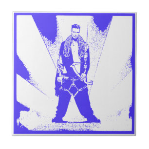 Ice Climb Baby Ceramic Tile