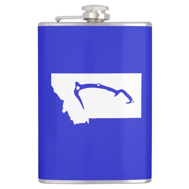 Ice Climb Montana Hip Flask (Front)