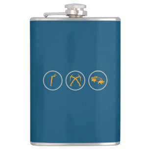 Ice Climbing Gear Hip Flask