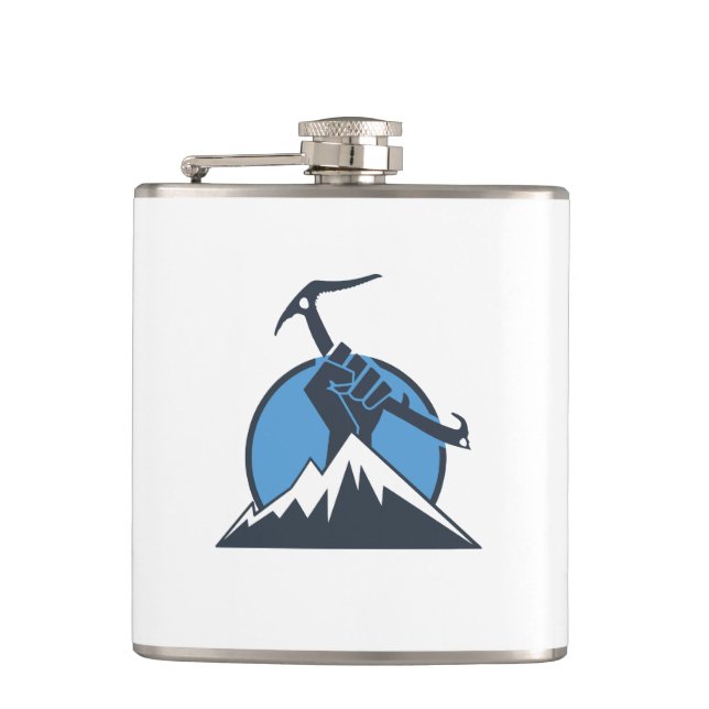 Ice Climbing Power Hip Flask (Front)