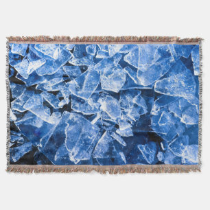 Ice cold and cooling throw blanket