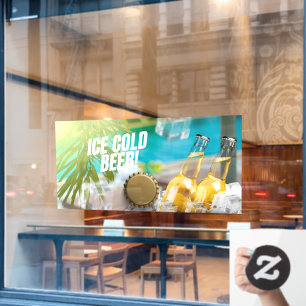 Ice Cold Beer Convenience Store Gas Station Front