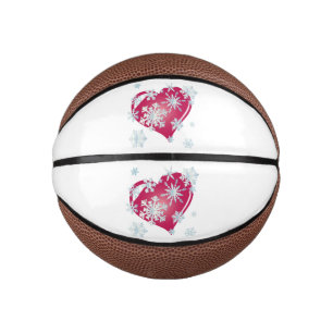 Ice Cold Heart Mini Basketball