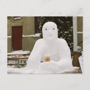 Ice Cold Refreshement Postcard