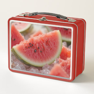 Ice Cold Summer Vibes Metal Lunch Box