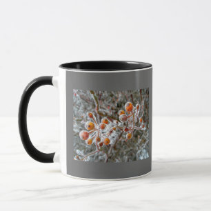 Ice-Covered Red Berries Mug