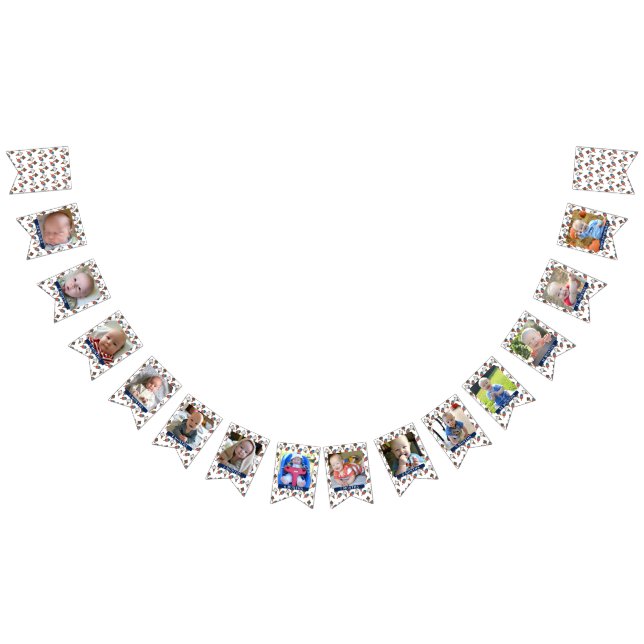 Ice Cream 1st Birthday Baby's First Year Bunting (All)