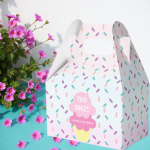 Ice Cream 2nd Birthday Favour Box