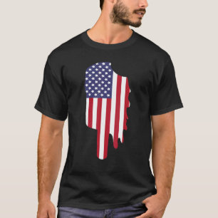 Ice Cream American Flag Popsicle Us Independence T-Shirt