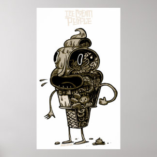 ice cream anatomy poster