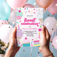 Ice Cream and Cake Sweet Celebration Birthday