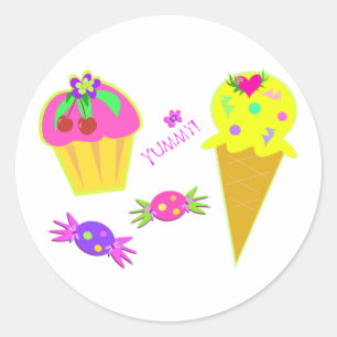 Ice Cream And Cupcake Stickers